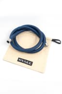 Snake Hookah Leather Hose Blue — загальний вигляд