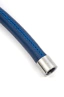 Snake Hookah Leather Hose Blue — шкіра зблизька