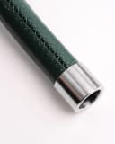 Snake Hookah Leather Hose Green — шкіра зблизька