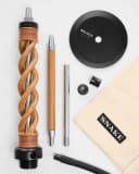 Snake Hookah Spiral Sucupira Brown — комплектація