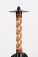 Snake Hookah Spiral Sucupira Cognac — верхнє кільце та спіраль зблизька