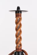 Snake Hookah Spiral Tigerwood — верхнє кільце та спіраль зблизька