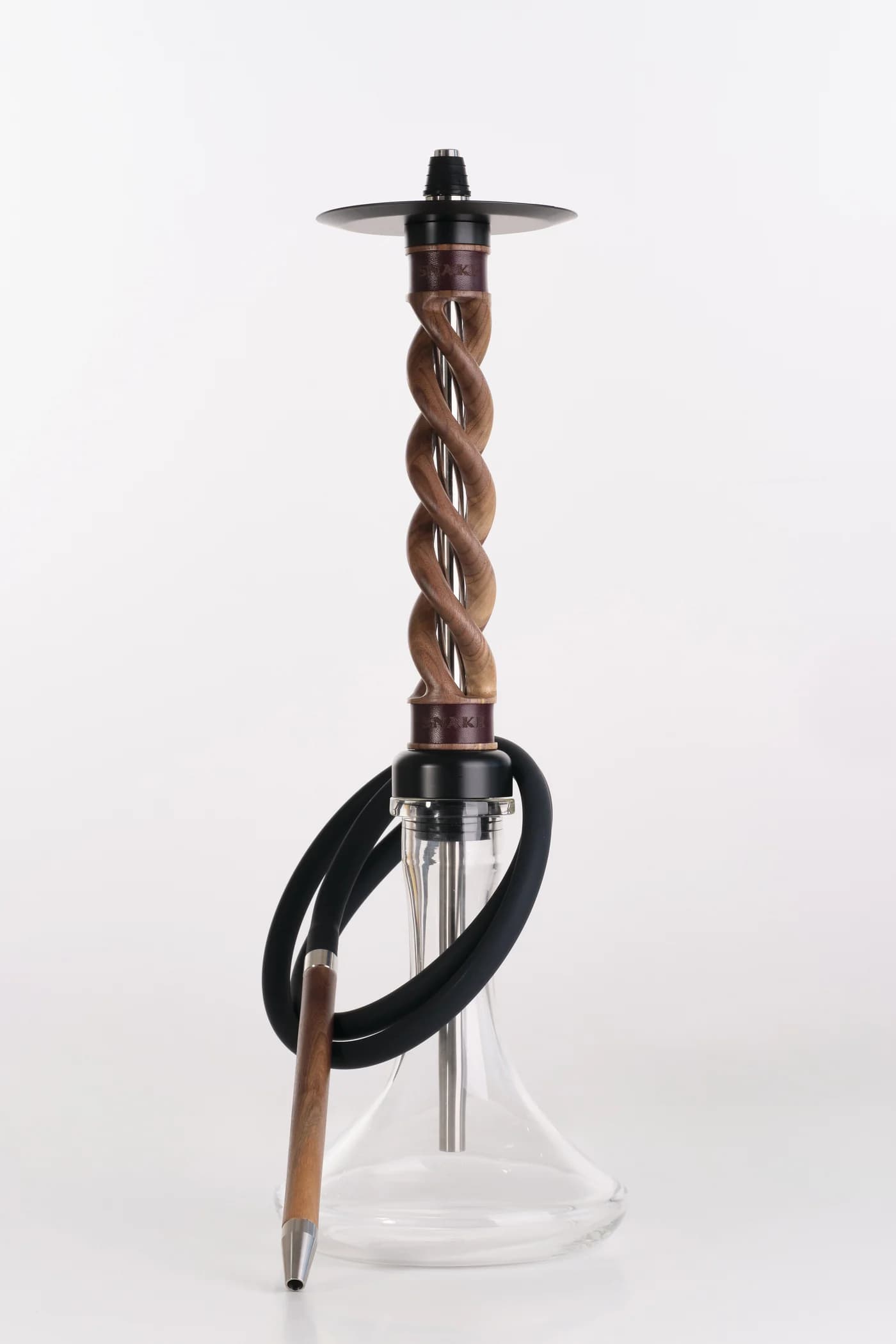 Snake Hookah Spiral Walnut Purple — загальний вигляд