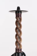 Snake Hookah Spiral Walnut Purple — верхнє кільце та спіраль зблизька