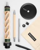 Snake Hookah Spiral Walnut White — комплектація